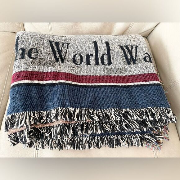 Pure Country Weavers World War II Memorial Tapestry Blanket Throw Made in USA - Picture 10 of 10